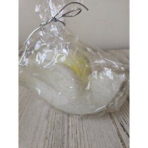Pottery Barn sparkle dove candle bird glitter vintage